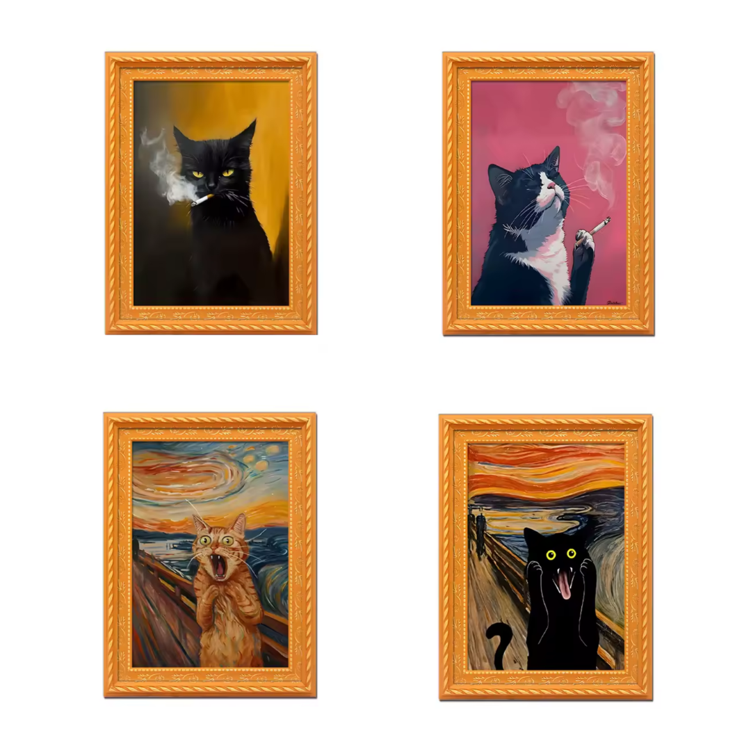 Cuadro Imán Felino