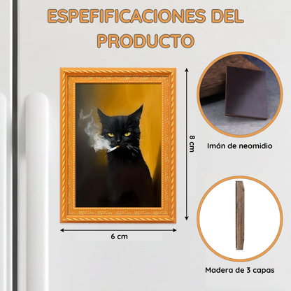 Cuadro Imán Felino